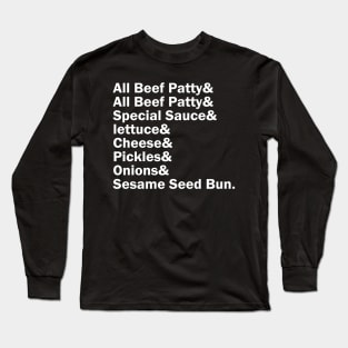 Funny Names x McDonalds Big Mac Long Sleeve T-Shirt